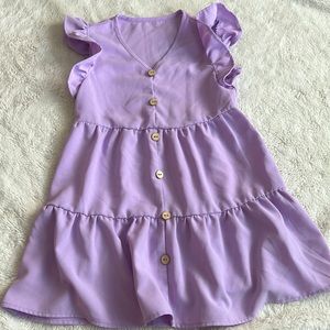 Girls purple dress